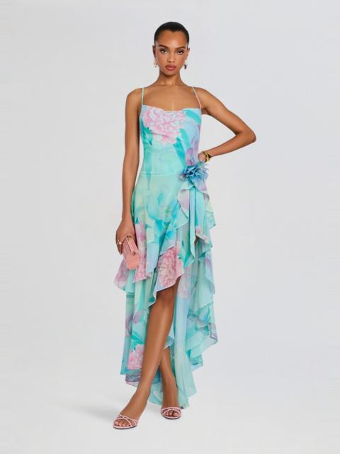RETROFÊTE SAMARA SILK CHIFFON DRESS