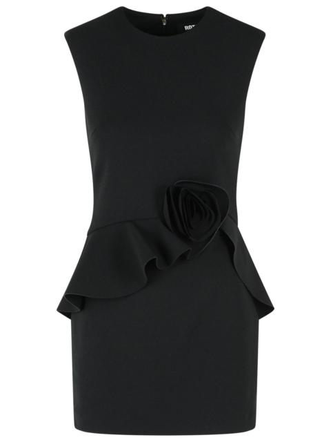 ROTATE Rotate Black Crêpe Mini Dress Women