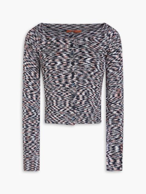 Missoni Cropped space-dyed knitted cardigan