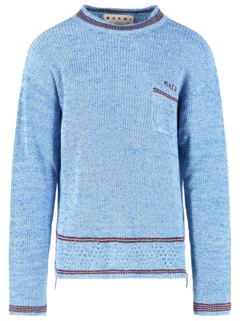 Marni Marni Light Blue Cotton Sweater