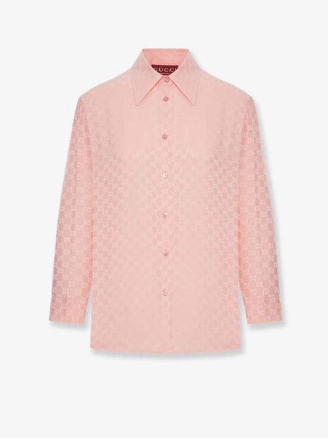 GUCCI Gucci Gg Silk Shirt