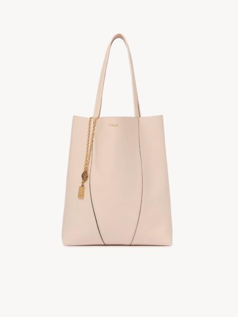 Chloé CHLOÉ SPIN TOTE BAG IN GRAINED LEATHER