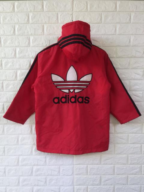 Vintage Adidas Jacket Sherpa Big Logo Spell Out Embroidery