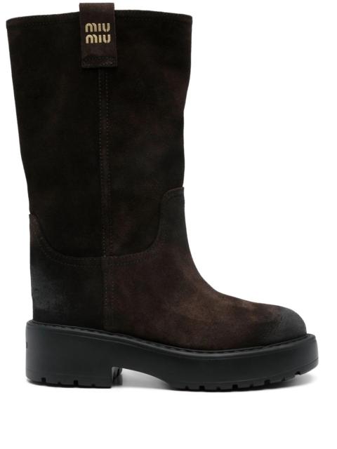 Miu Miu Miu Miu Women Suede Boots