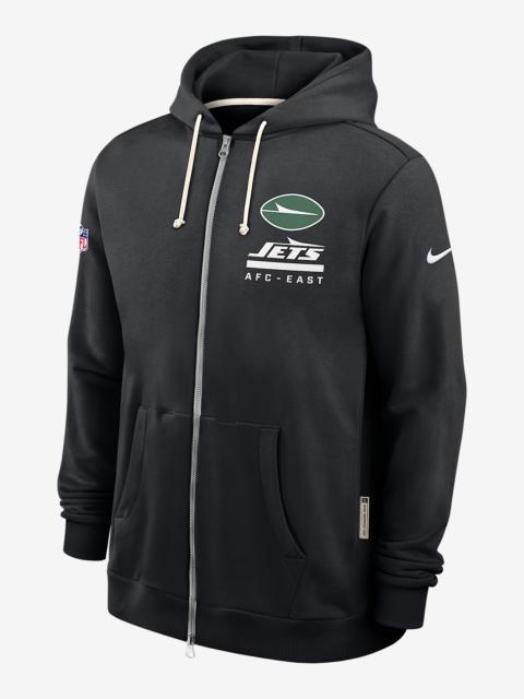 Nike New York Jets Utility Player Sideline Men's Nike Dri-FIT NFL Full-Zip Hoodie