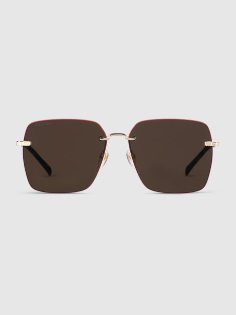 GUCCI Specialized fit square sunglasses