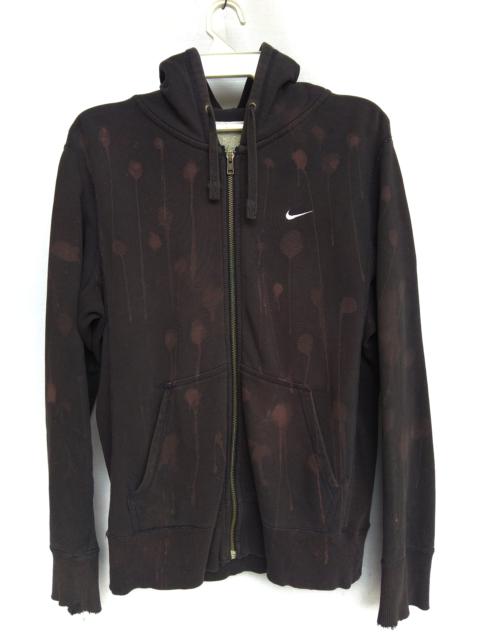 Nike distressed acid drops NIKE hoodie with small hidden pocket