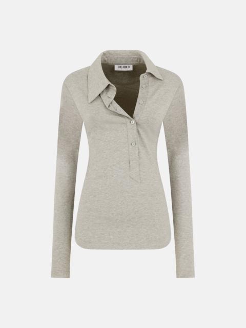 THE ATTICO MELANGE GREY TOP