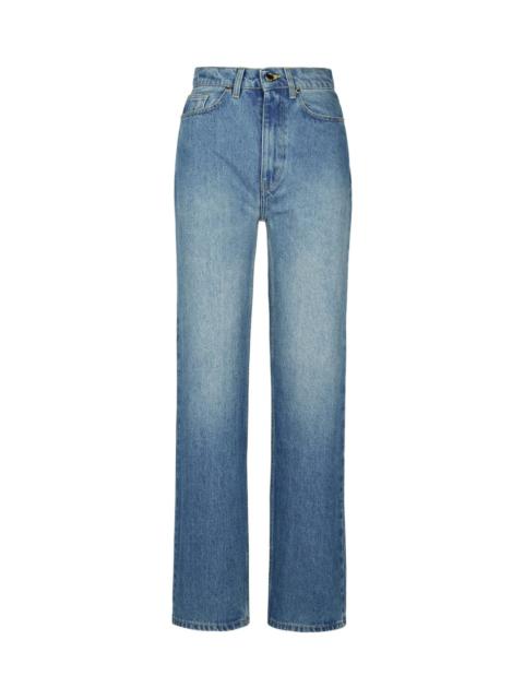 Light Blue Denim Cotton Jeans