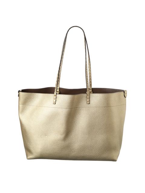FENDI FENDI Roll Medium Leather Tote