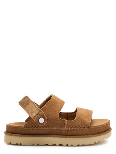 UGG Ugg Goldenstar Glide Suede Flatform Sandals
