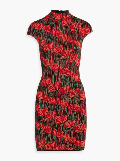 PUCCI Jacquard-knit mini dress