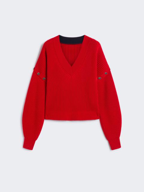 Sportmax TAY Oversized jumper with detachable sleeves