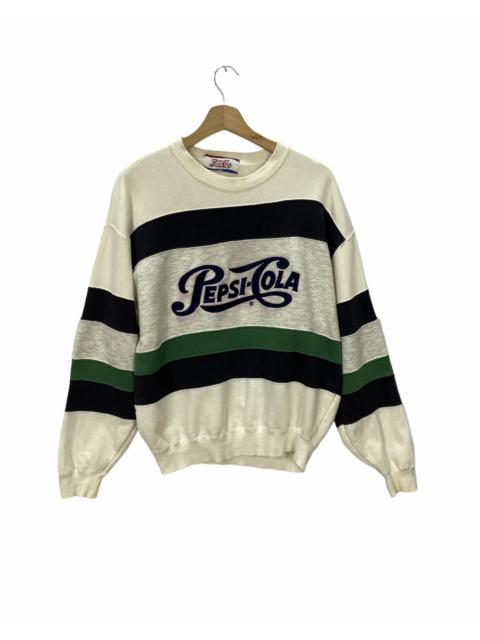 Other Designers Vintage - Vintage Pepsi Cola Sweatshirt Logo Trademark Design