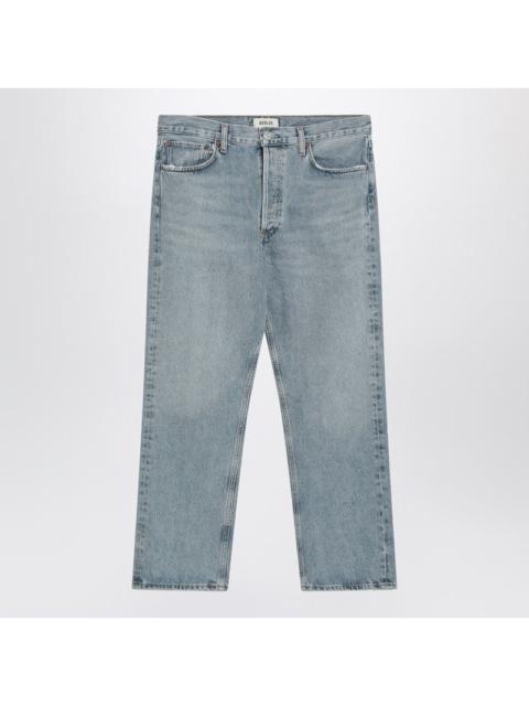 AGOLDE Light blue jeans in regenerated denim