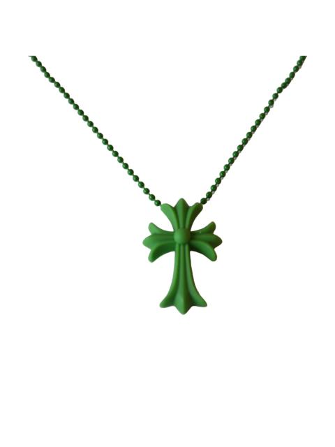 Chrome Hearts Chrome Hearts Silicone Cross Necklace Green
