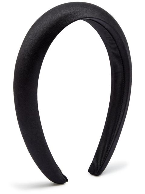 Lanvin Black Crystal Embellished Headband Lanvin HEADBAND WITH VEIL | REVERSIBLE main image 4