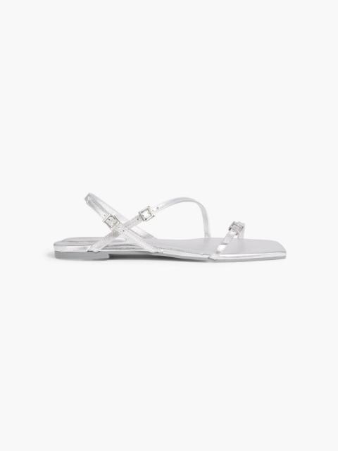 SIMKHAI Carey metallic leather sandals