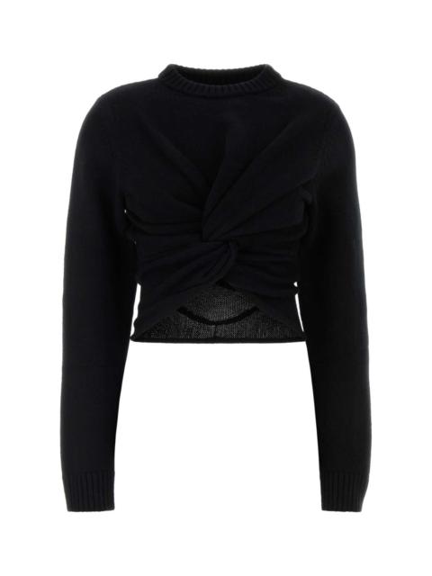 BALENCIAGA Balenciaga Women Black Wool Sweater