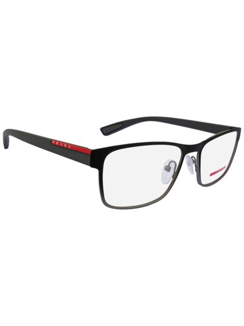 Prada Prada Linea Rossa Demo Rectangular Men's Eyeglasses PS 50GV U6U1O1 55