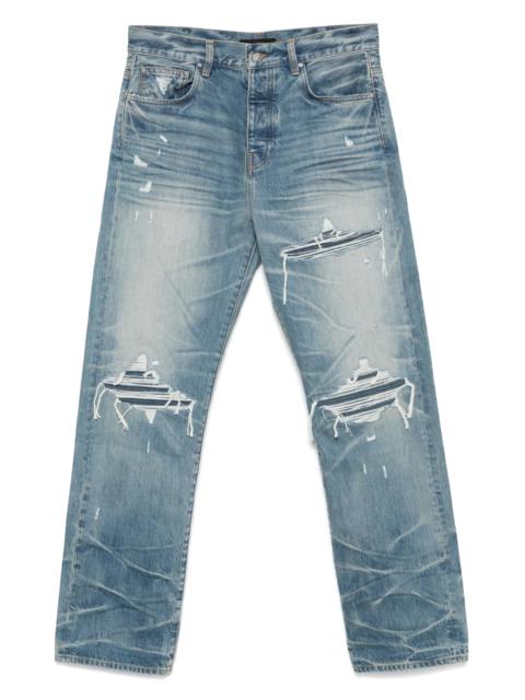 AMIRI Distressed Straight-leg Jeans