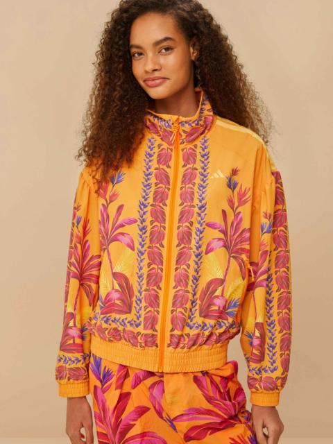 FARM RIO Adidas Tropical Breeze Bright Orange Jacket