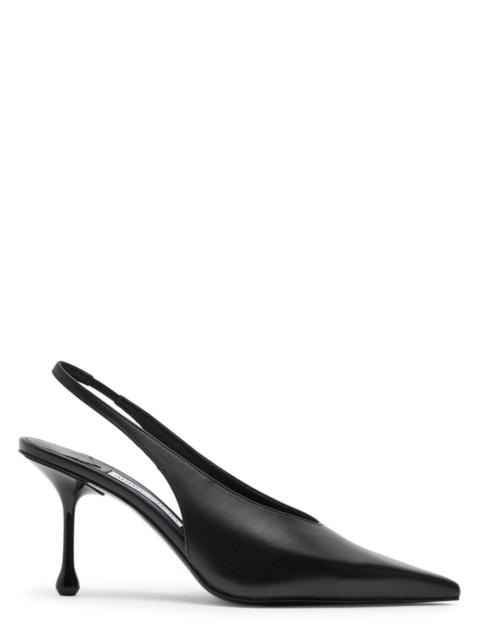 JIMMY CHOO Jimmy Choo Isa 80 Leather Slingback Pumps