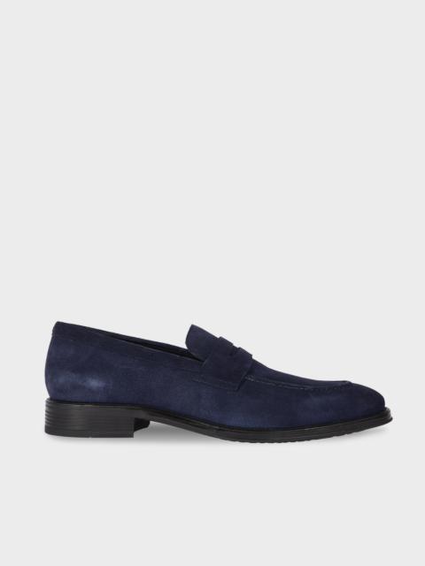 Paul Smith Navy Suede 'Pierce' Loafers