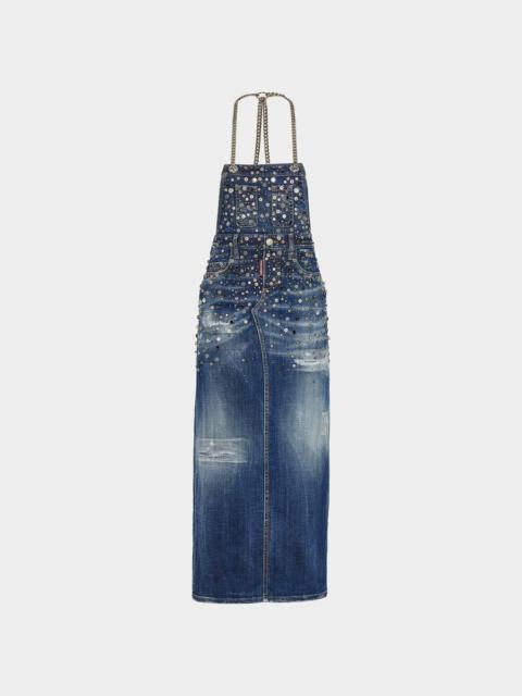 MICK STUDDED JEAN JUMPSUIT