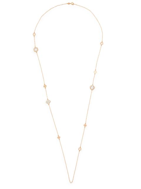 TORY BURCH Tory Burch Forget Me Not Long 18kt Gold-plated Necklace