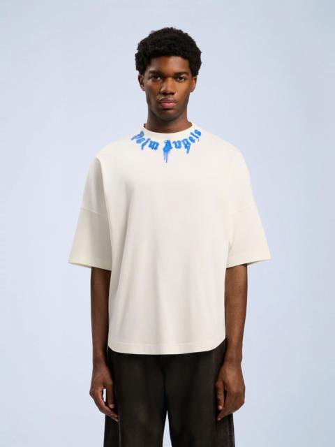 Palm Angels Curved Logo Over T-shirt