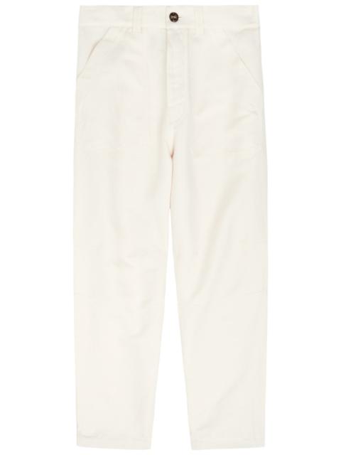 Brunello Cucinelli Brunello Cucinelli Relaxed Linen and Cotton-blend Trousers