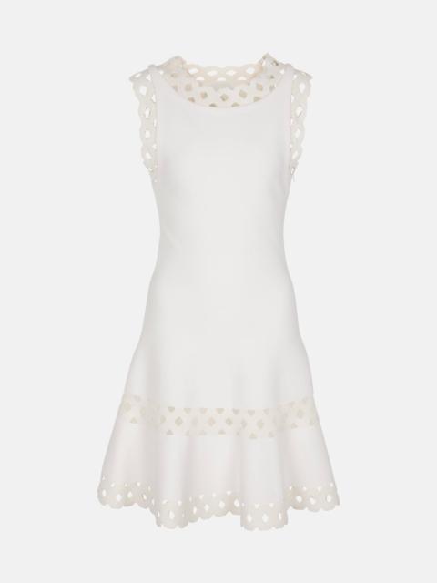 Alaïa Alaïa Edition 2005 laser-cut wool-blend minidress