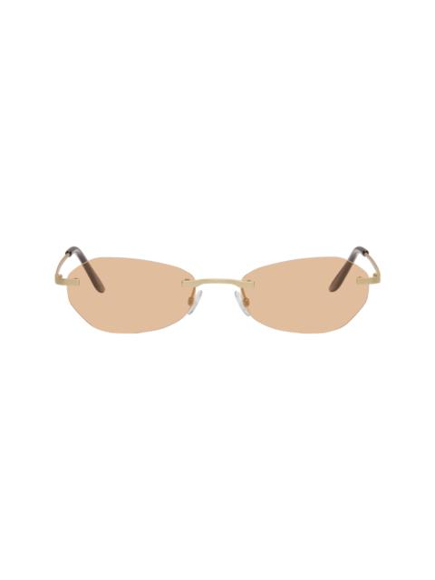 Our Legacy Gold Adorable Sunglasses