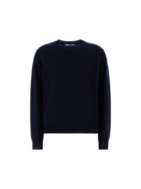 Prada PRADA Navy Blue Cashmere Sweater New & Authentic (Women's si