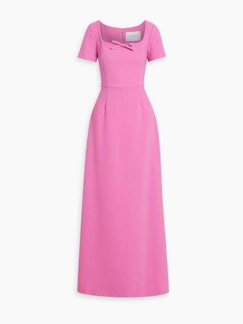 CAROLINA HERRERA Bow-detailed crepe gown