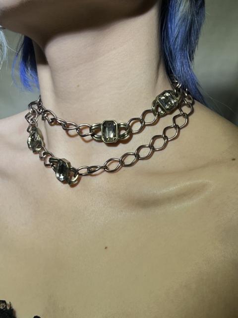 Other Designers Jewelry - Rare Vintage LOFT Chunky Double Layer Metallic Chain 30in