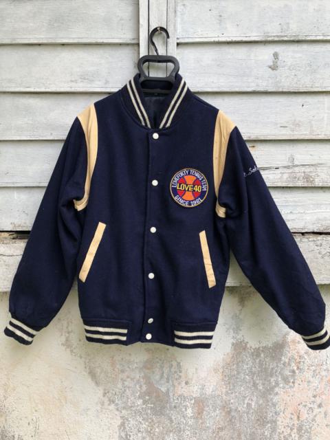 Other Designers Vintage LoveForty Tennis Team Wool Varsity Jacket