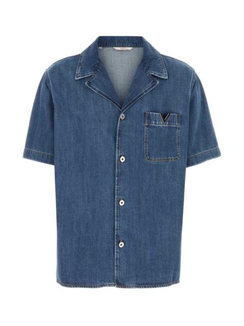 Valentino Garavani Men Denim Shirt