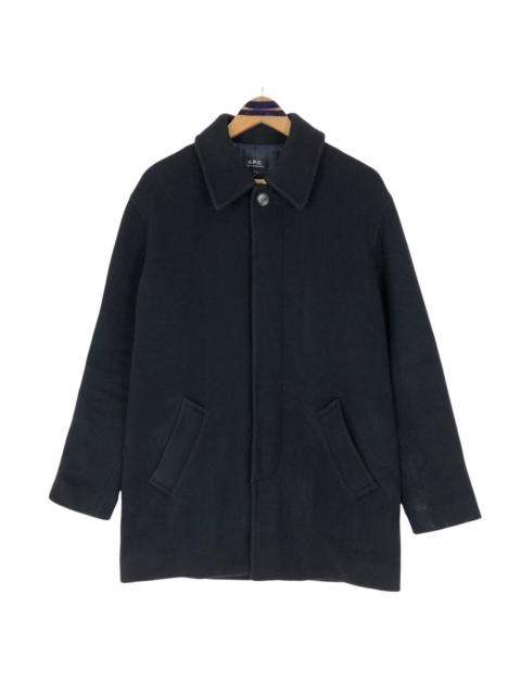 A.P.C. Reu Madame Paris Wool Car Coat Overcoat