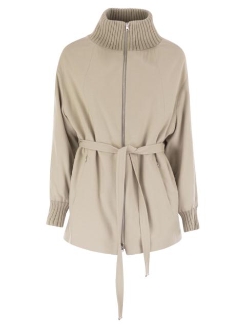 Herno Herno Women Silk And Cashmere Jacket With Belt