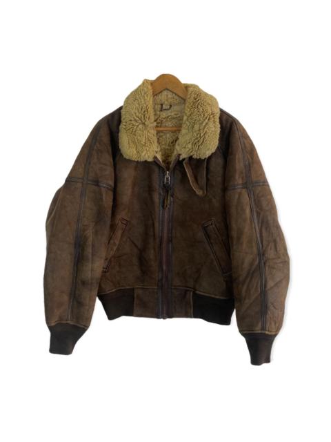 Other Designers ✨VINTAGE LOYD & HAIG SHEEPSKIN BOMBER JACKET