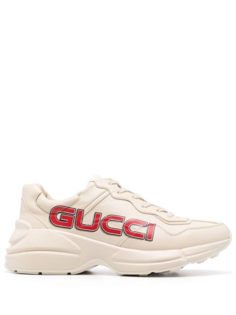 GUCCI Gucci Rhyton Logo Print Sneakers