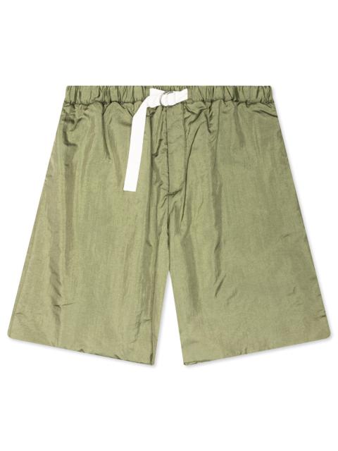 Jil Sander BELTED SHORTS - GRASSHOPPER