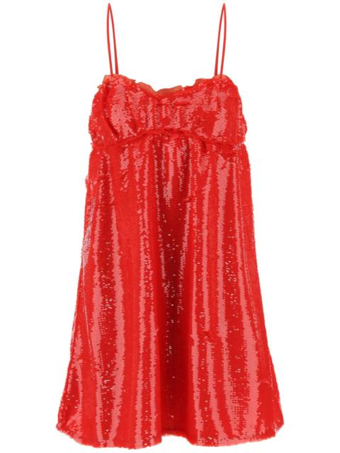 Ganni Sequin Mini Dress