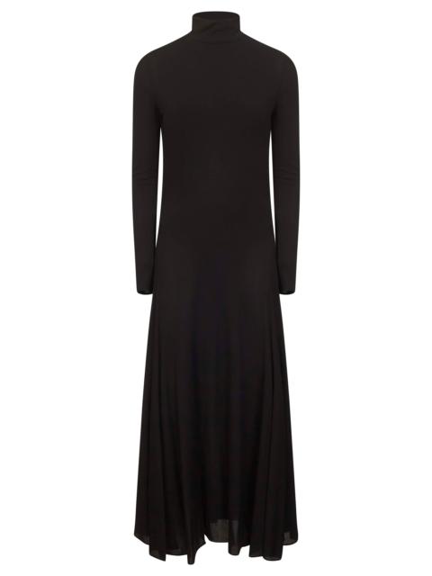 Alaïa Alaïa Women Black Fluid Jersey Hear Midi Dress