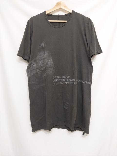 Rick Owens FW07 AW07 Deeper Than A Mother Tears Graphic Print Tee