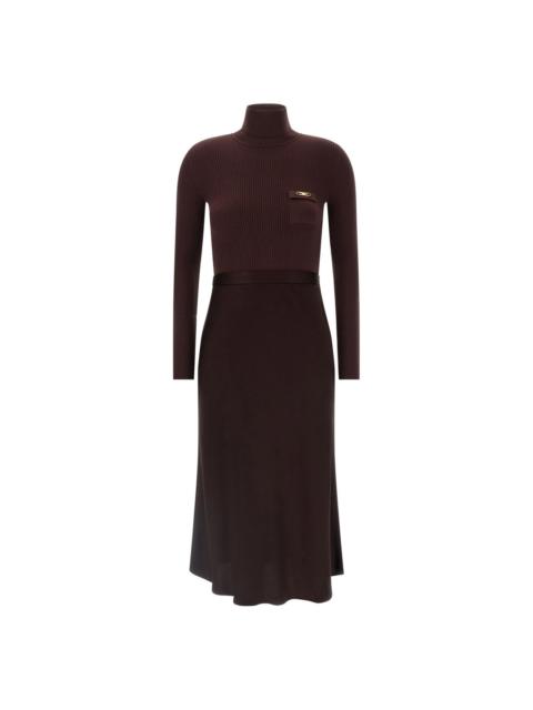 ELISABETTA FRANCHI ELISABETTA FRANCHI Bordeaux Dress New & Authentic (Women's s