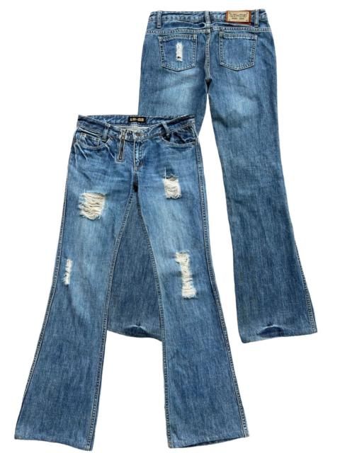 Other Designers Japanese Brand - LB-03 Japan Ripped Distressed Flare Denim Jeans 29x