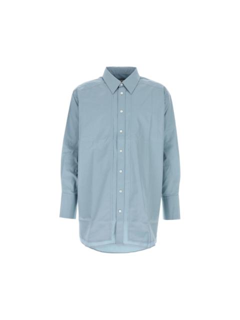 AMI Paris AMI Light Blue Poplin Shirt New & Authentic (Men's size:XS;)